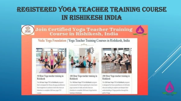 Join a Certified Yoga Teacher Training Course in Rishikesh India