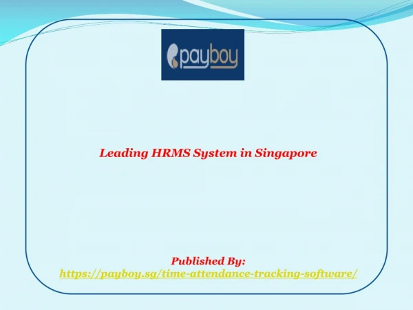 Leading HRMS System in Singapore