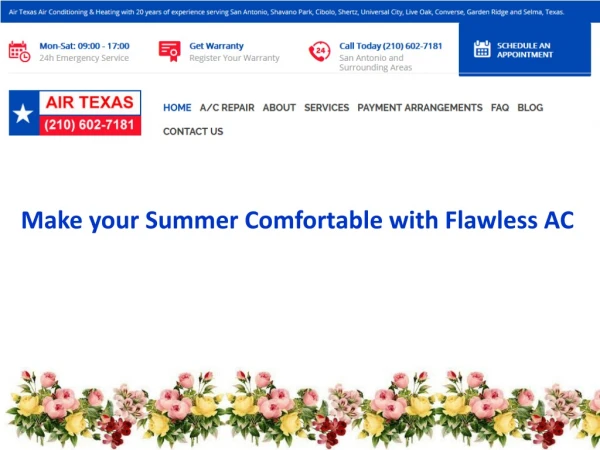Make your Summer Comfortable with Flawless AC