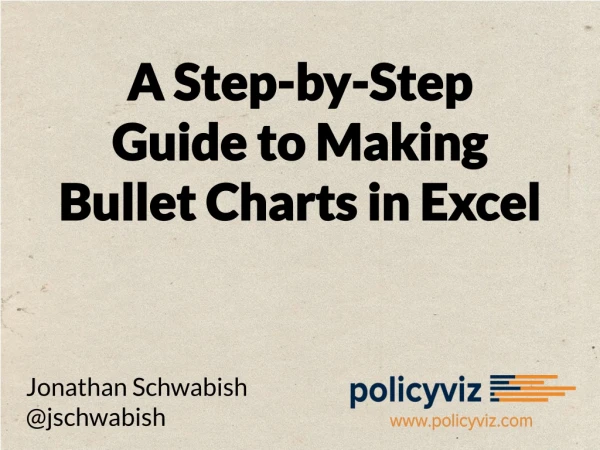 A Step-by-Step Guide to Making Bullet Charts in Excel