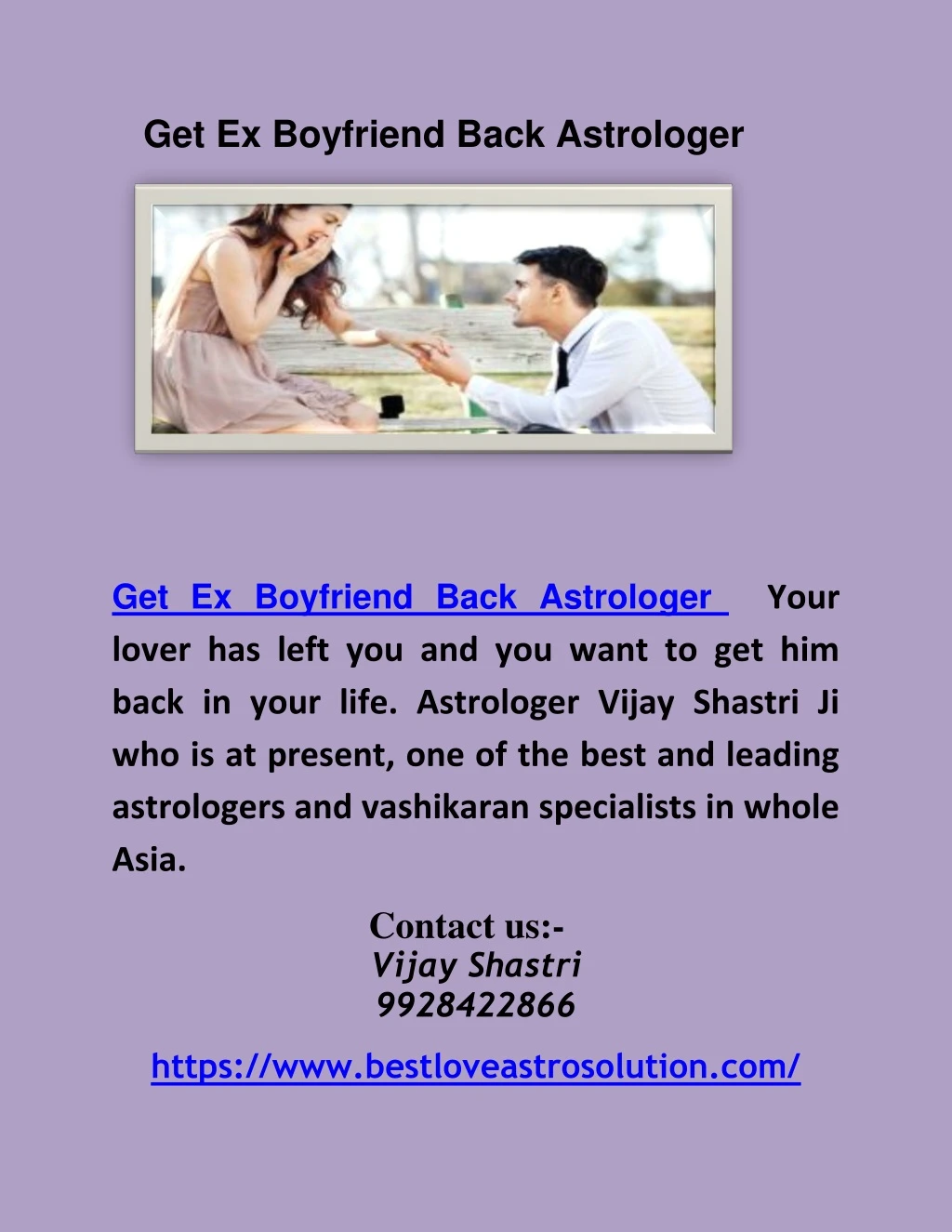 get ex boyfriend back astrologer