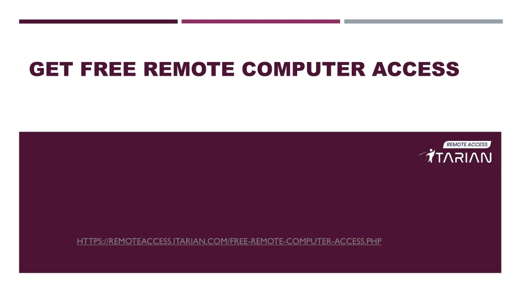 get free remote computer access