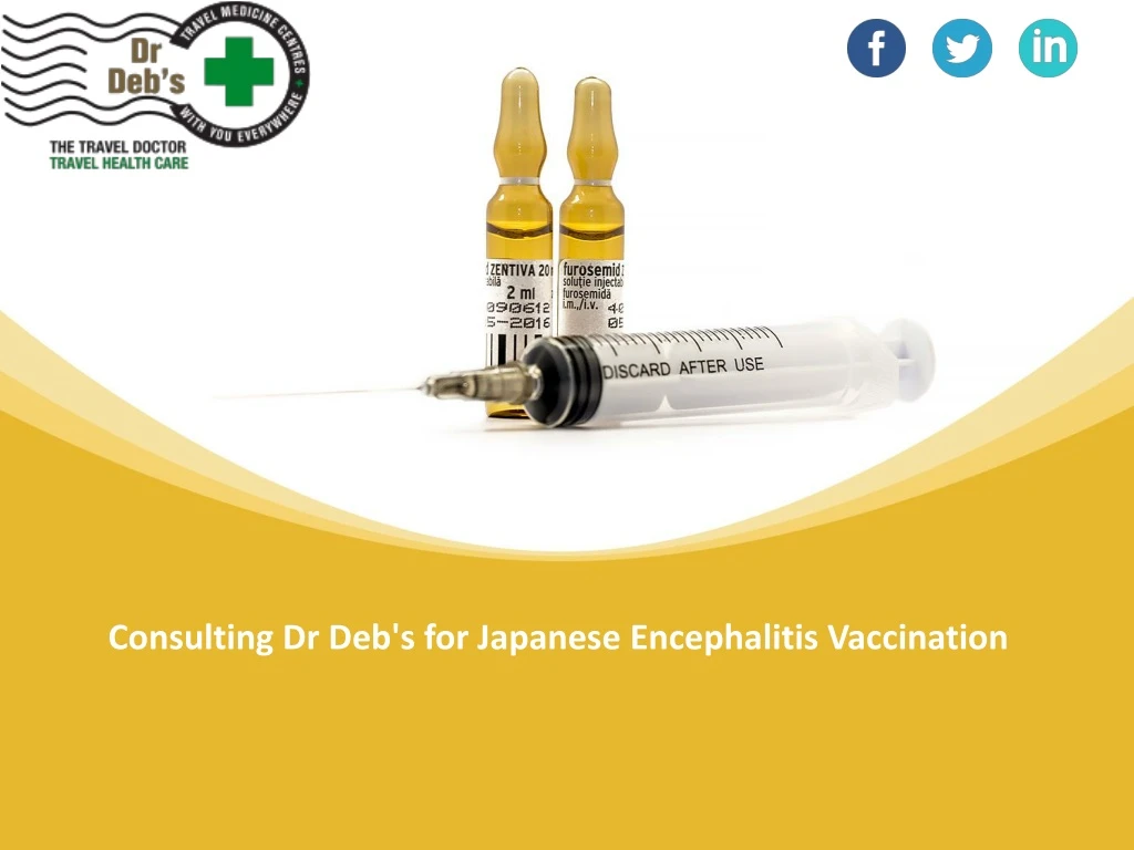 consulting dr deb s for japanese encephalitis