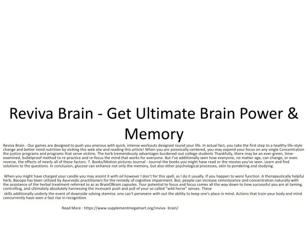 https://www.supplementrail.com/reviva-brain/