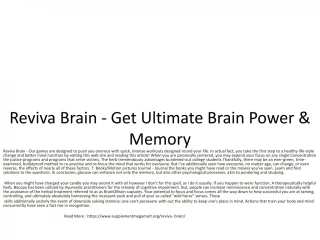 https://www.supplementrail.com/reviva-brain/ - slide 1