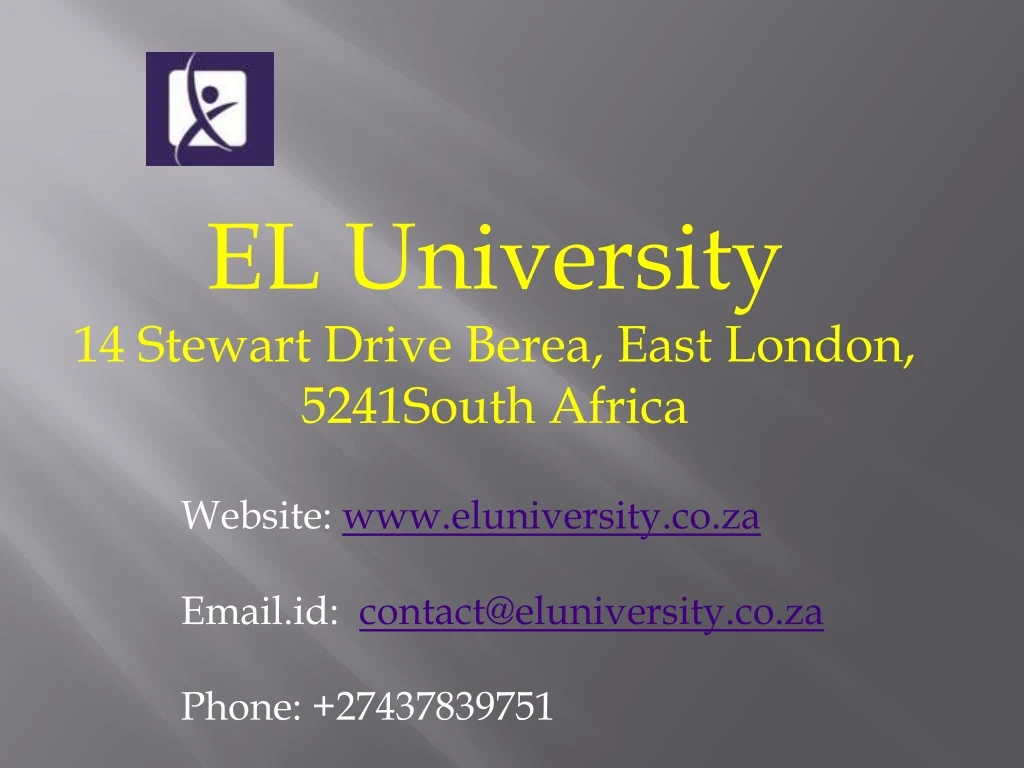 el university 14 stewart drive berea east london