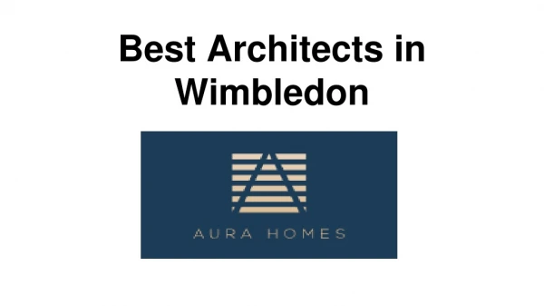 Best Architects in Wimbledon