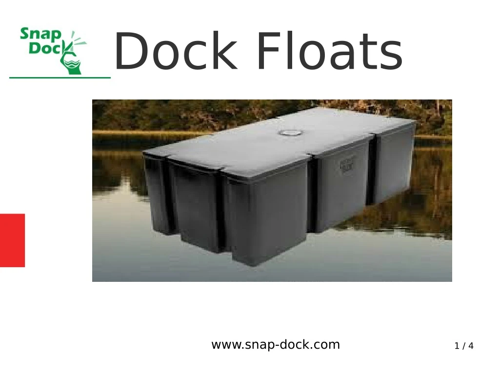 dock floats