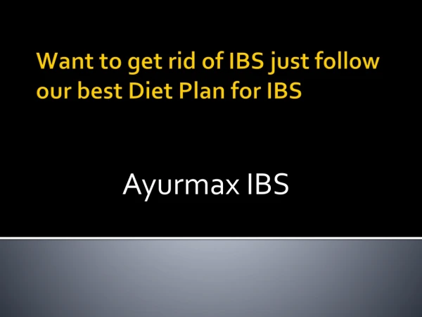 Medicine for IBS