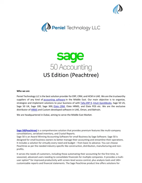 Sage 50 us Accounting Software - Emerald Software's