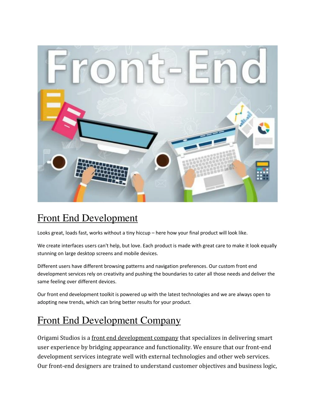 front end development