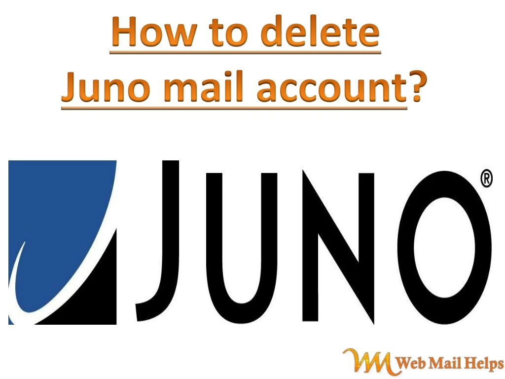 how to delete juno mail account