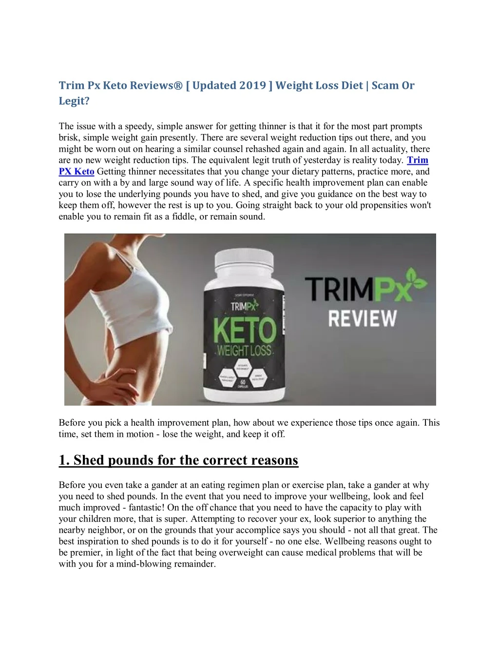 trim px keto reviews updated 2019 weight loss