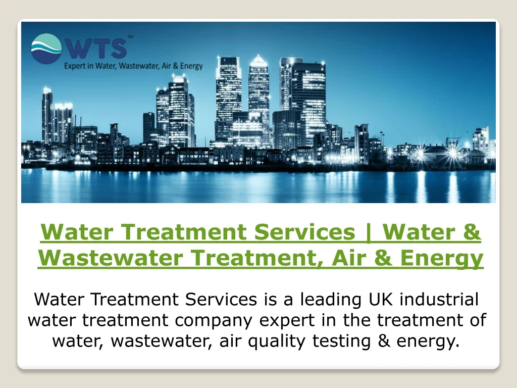 water treatment services water wastewater