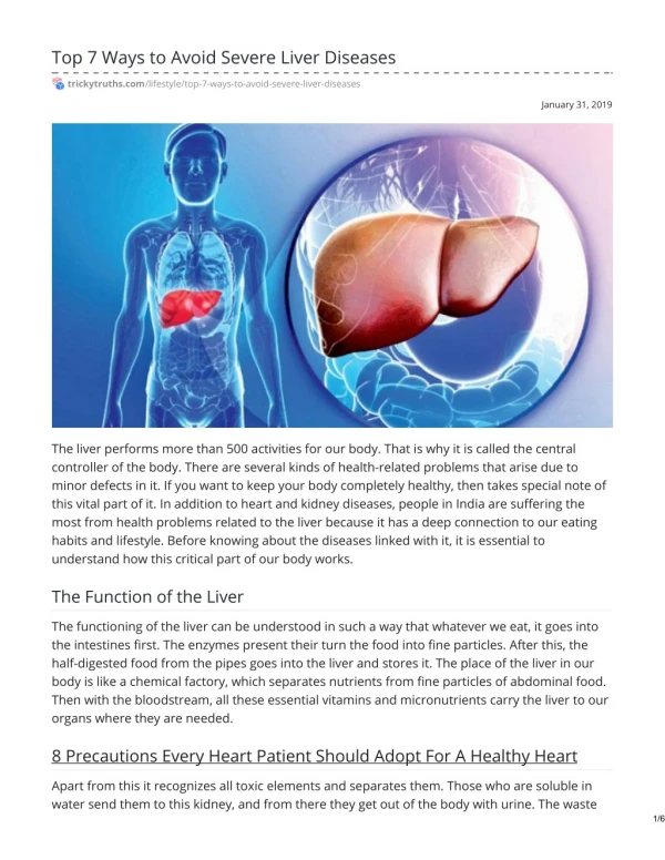 Liver disease symptoms