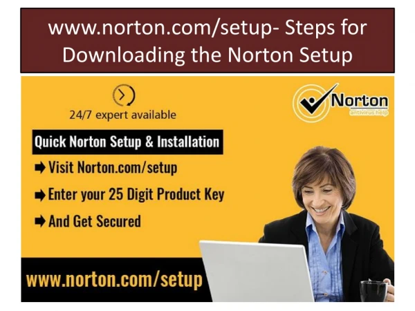 www norton com setup steps for downloading the norton setup
