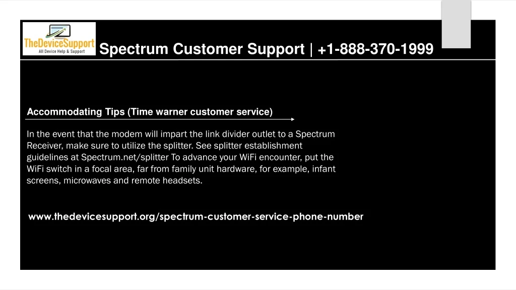 spectrum customer support 1 888 370 1999