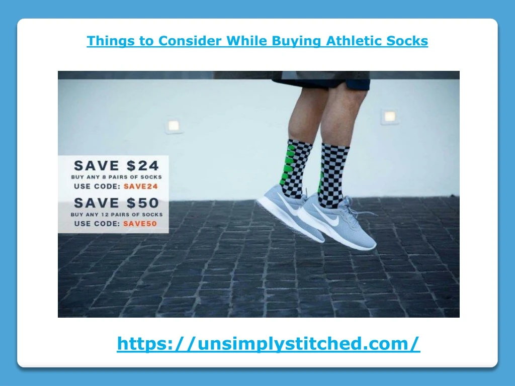 things to consider while buying athletic socks