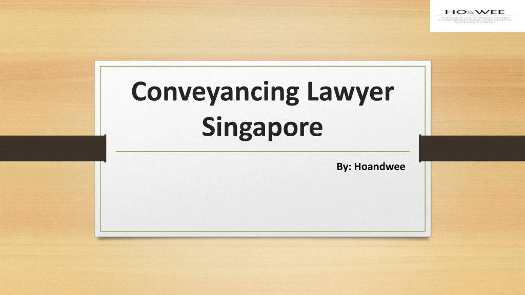 conveyancing lawyer singapore