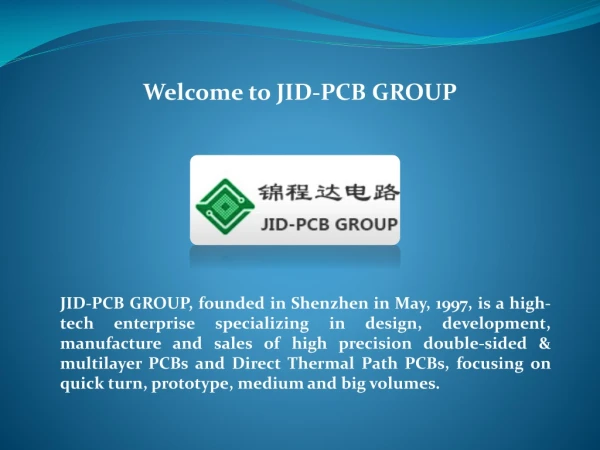 1-12 Layer Rigid-Flexible PCB, JID-PCB Group