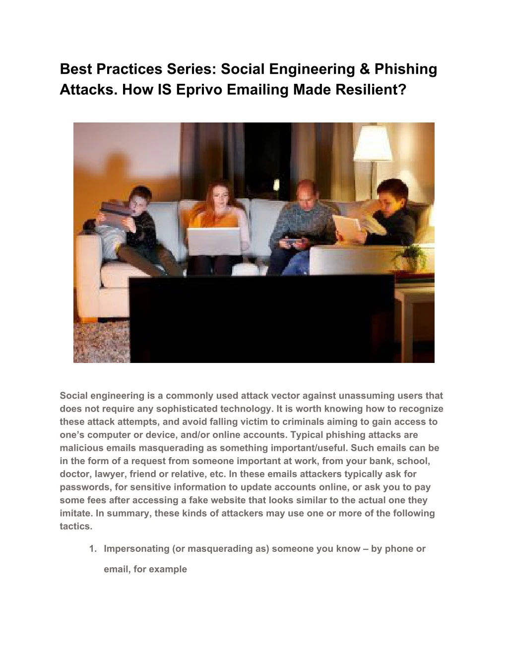 best practices series social engineering phishing