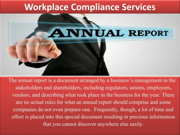 Workplace Compliance Services