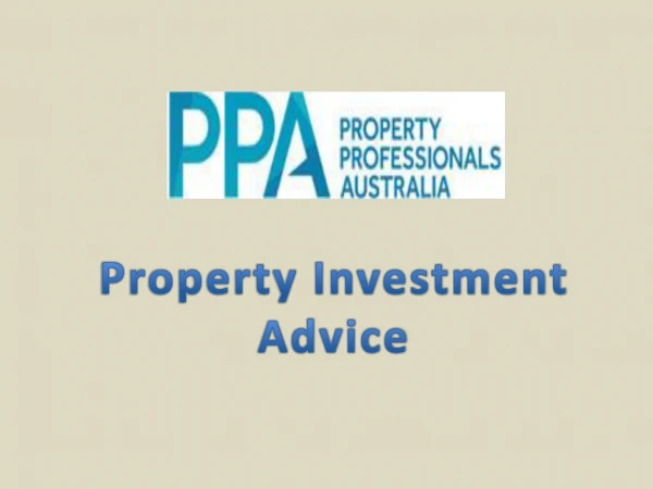 Property Investment Advice
