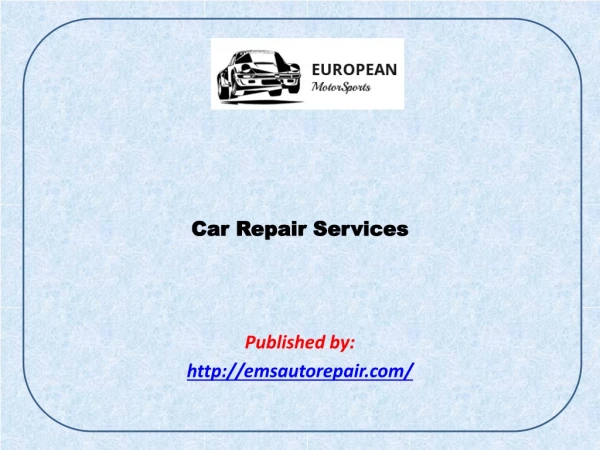 Car Repair Services