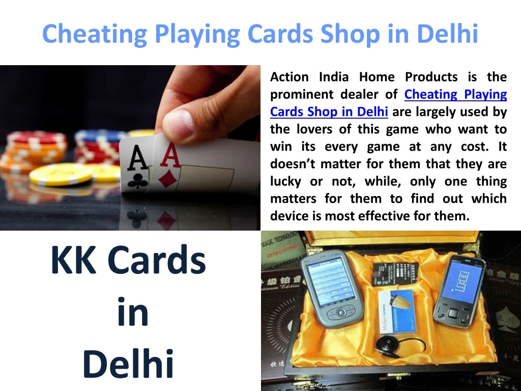 cheating playing cards shop in delhi
