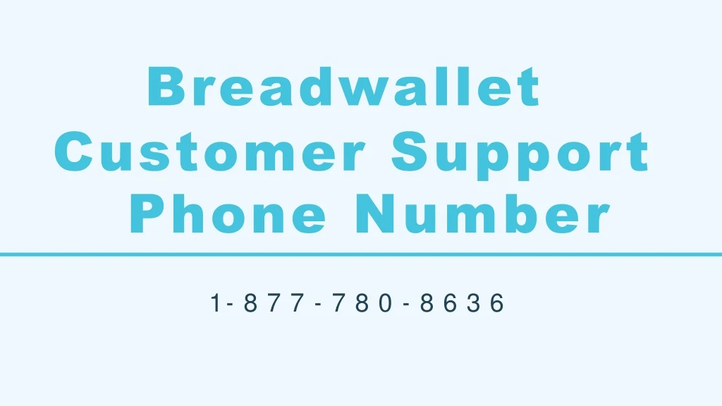 breadwallet customer support phone number