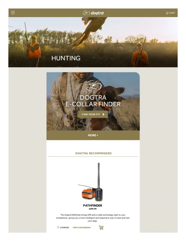 Dogtra Obedience, hunting E-COLLAR