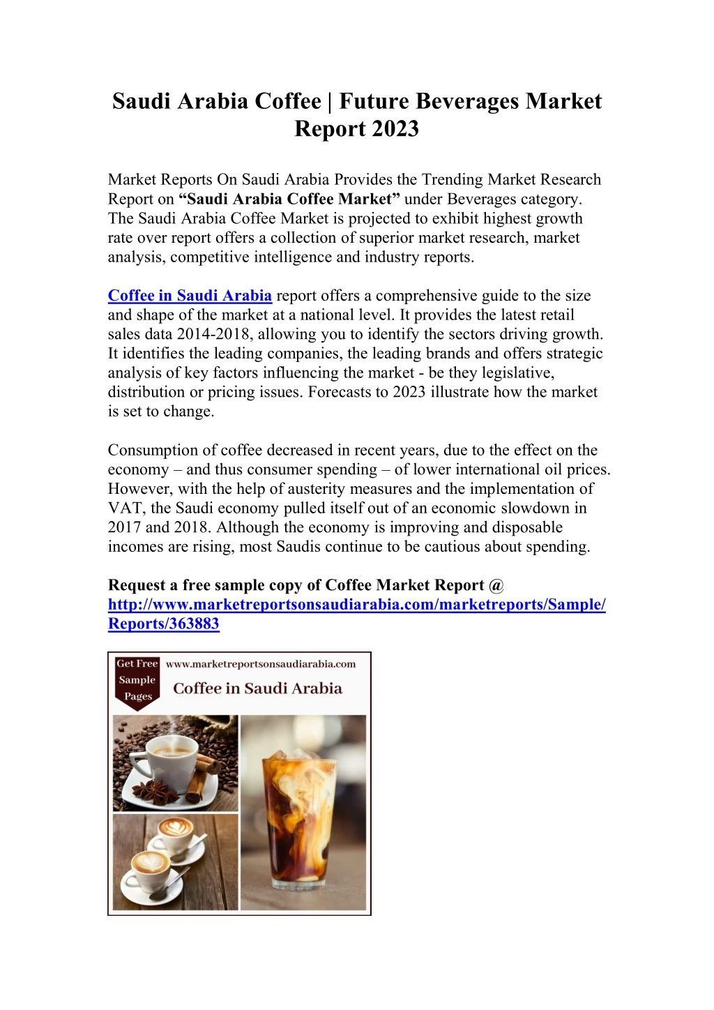 saudi arabia coffee future beverages market