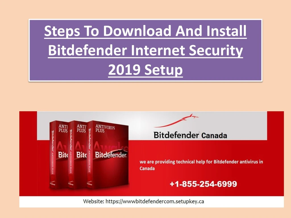 steps to download and install bitdefender
