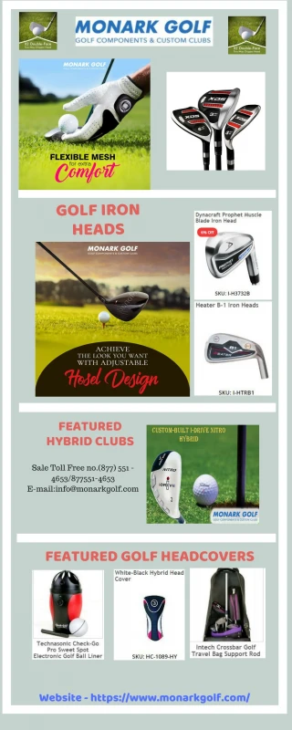 Monark Golf – Golf Components and Custom Clubs - slide 1