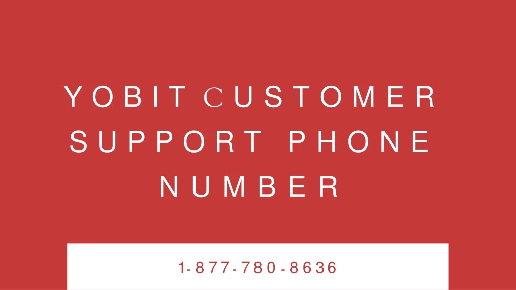yobit c ustomer support phone number