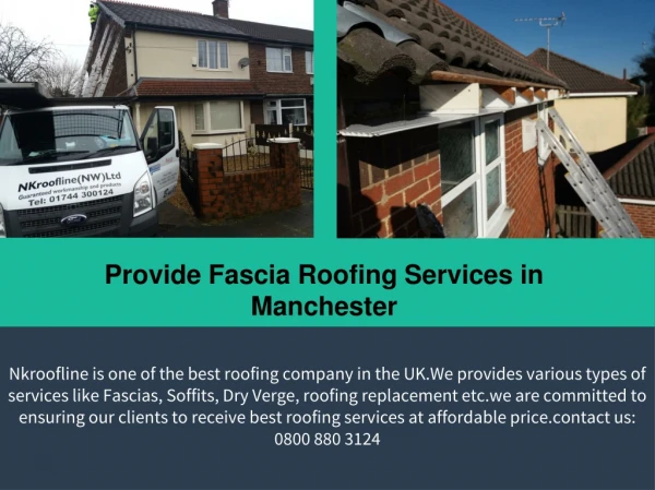 Provide Fascia Roofing Services in Manchester