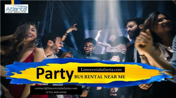 Party Bus Rental Near Me - (470)-400-9889