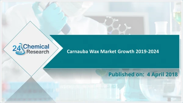 Carnauba Wax Market Growth 2019-2024