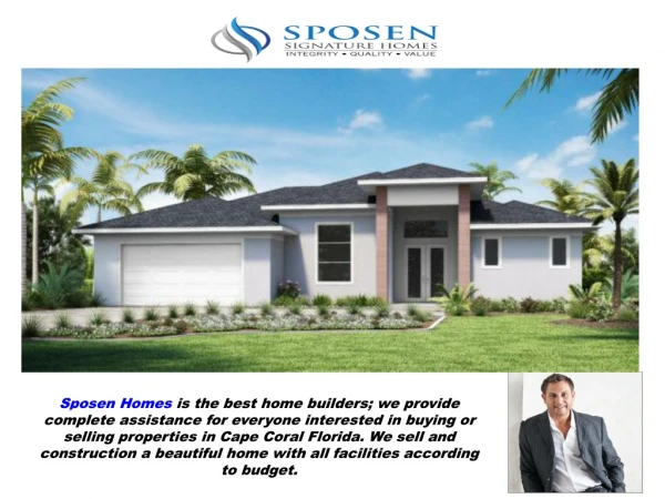 New Construction Homes Cape Coral Florida