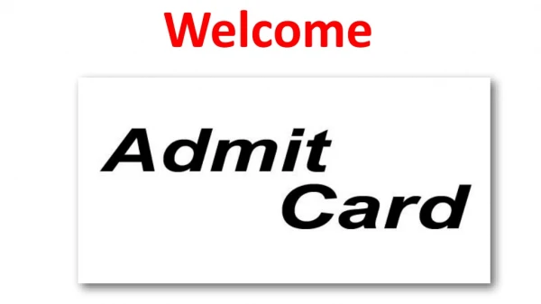 Download Admit Card 2019-20, Latest Govt Jobs Call Letter/ Hall Ticket