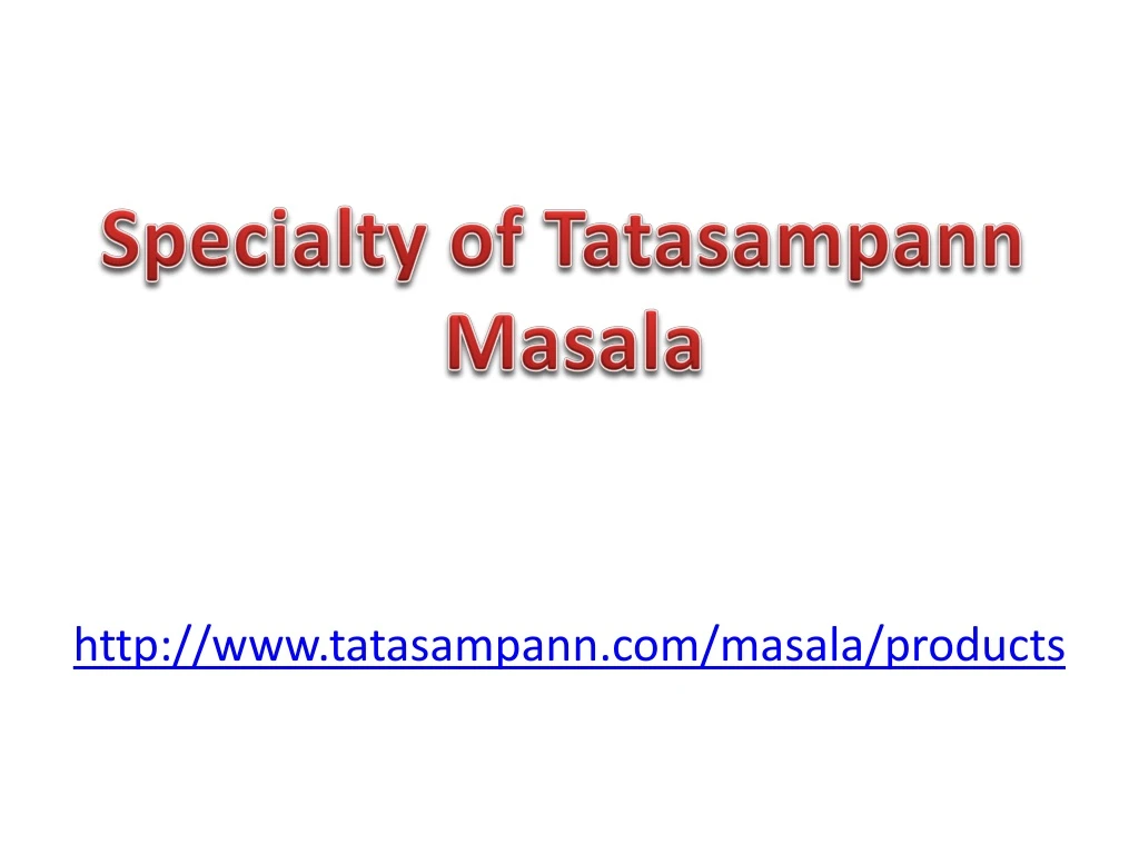 http www tatasampann com masala products