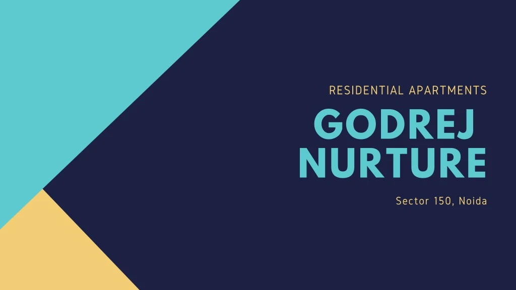 residential apartments godrej nurture