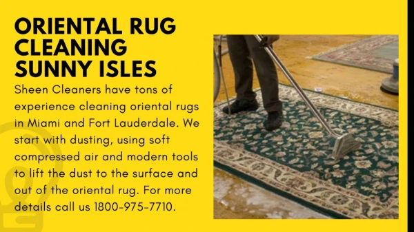 Oriental Rug Cleaning Sunny Isles