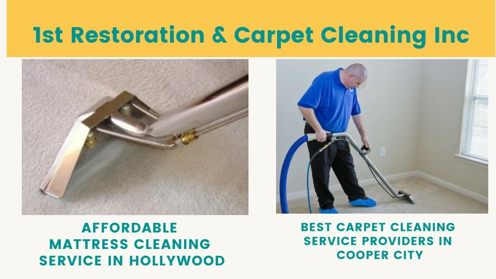 1st restoration carpet cleaning inc
