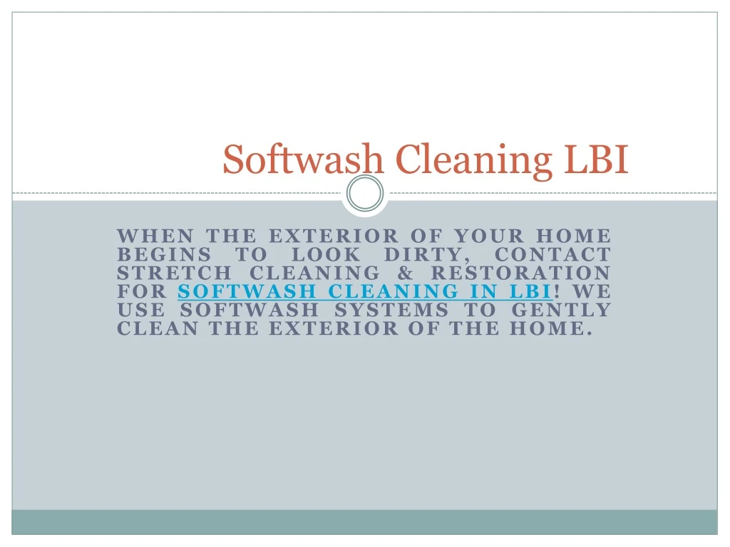 softwash cleaning lbi