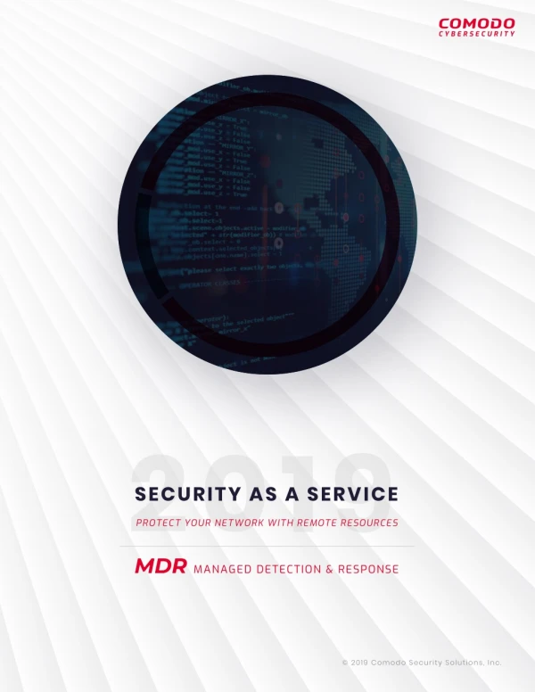 comodo MDR security as a service protect your network