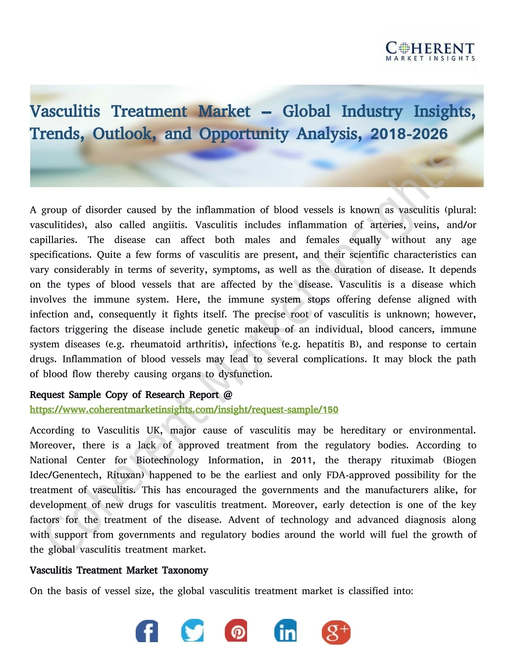 vasculitis treatment market global industry