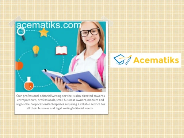 Business Writing Services | Dissertation Writing Help | Acematiks