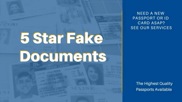 Buy Counterfeit Money UK | 5 Star Fake Documents