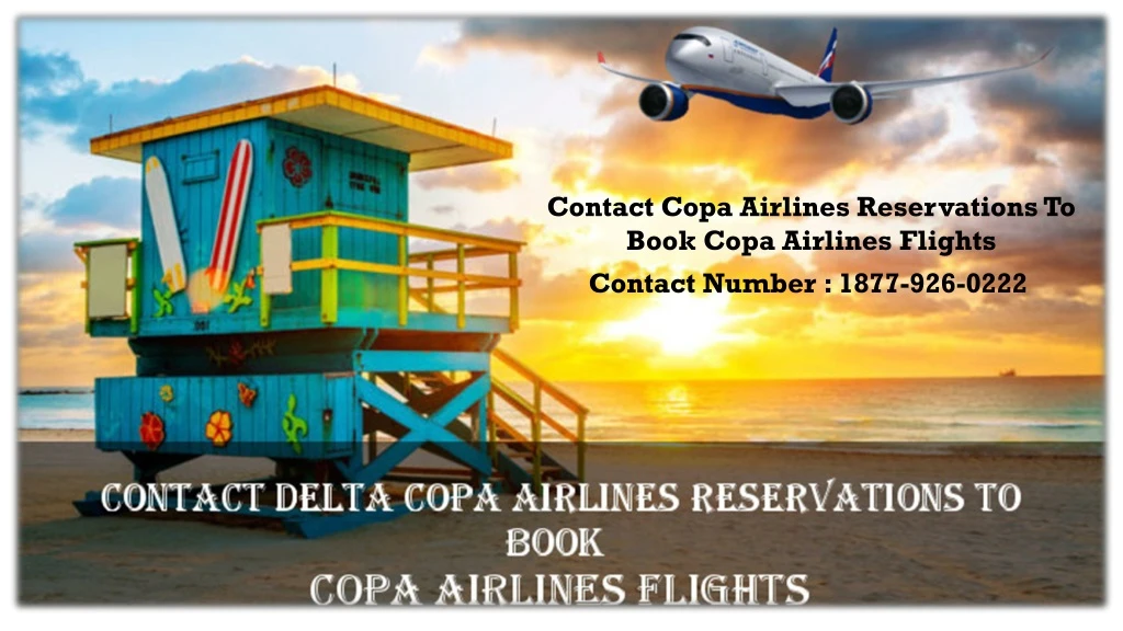 contact copa airlines reservations to b ook copa